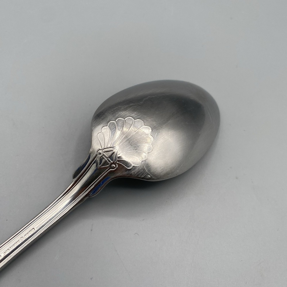 Reed & Barton KINGS Stainless Korea‎ 18/8 Solid Serving Spoon Utensil Tablespoon - Picture 5 of 7